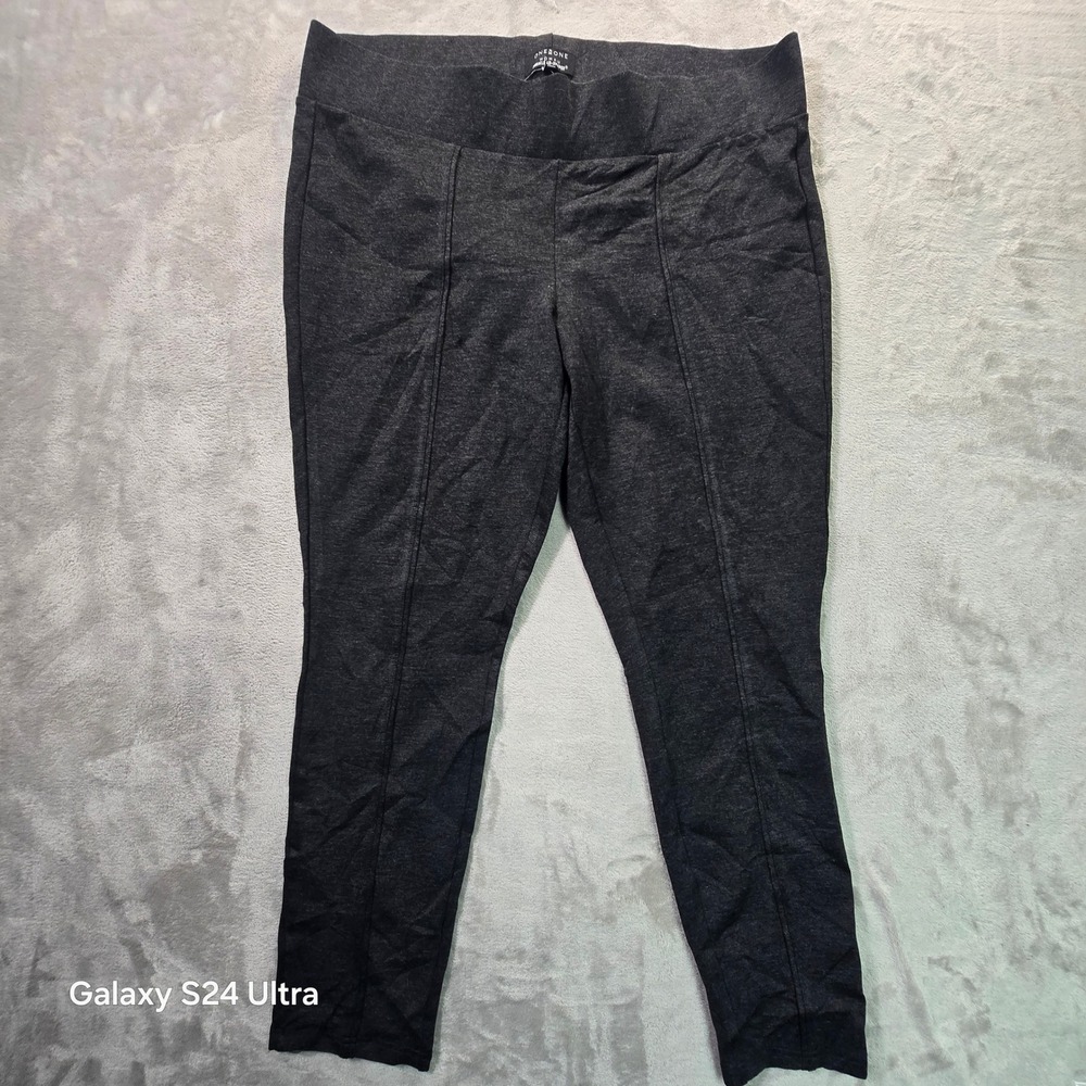 One5One Woman Miracle Ab-Shaper Leggings Charcoal Gray Heather 3X DR3533